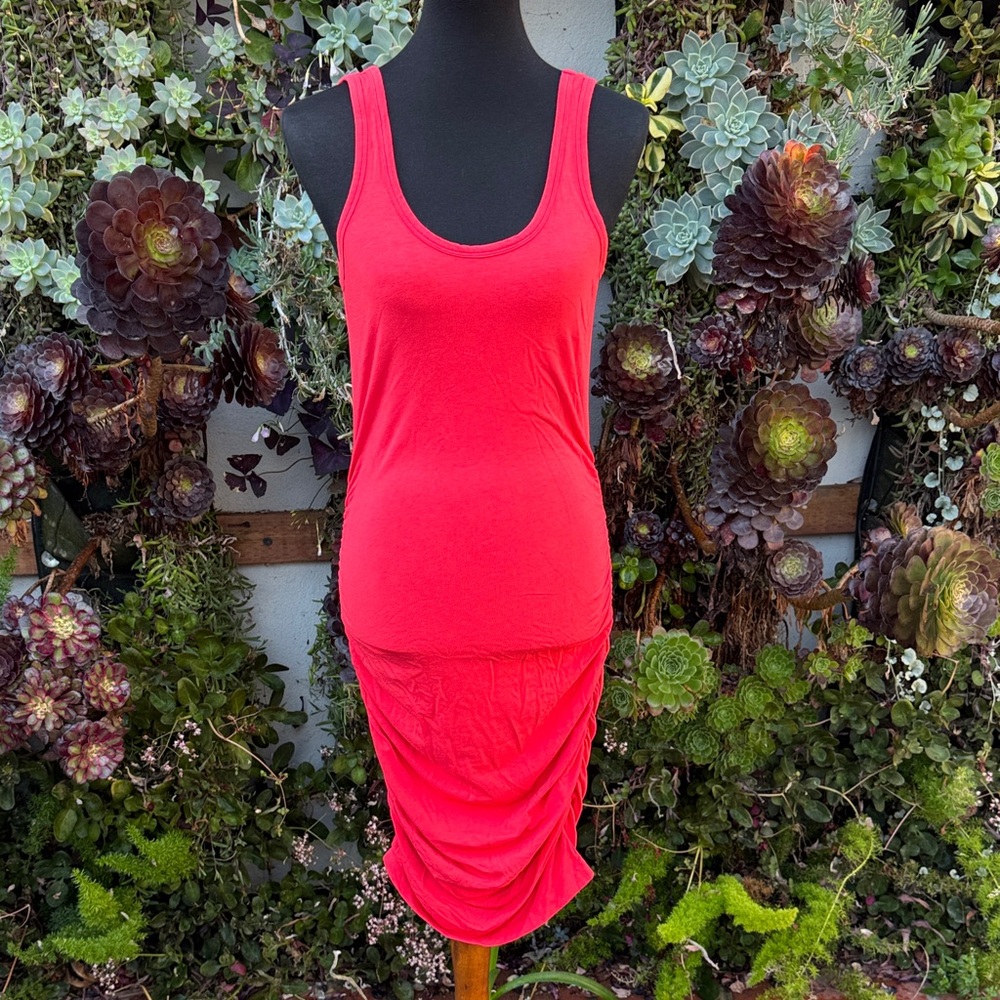 Orange Sleeveless Dress